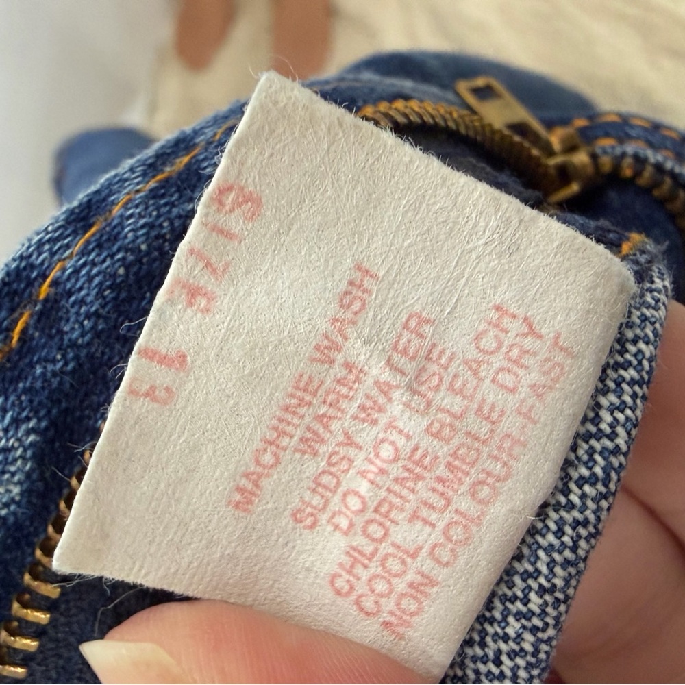 Vintage Gitano 1980s Proportionally Sized Medium Wash Denim Jeans Womans Size 13 - Picture 13 of 14